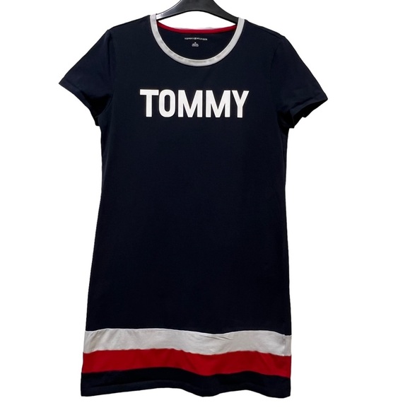 Tommy Hilfiger Women's Essential Logo T-Shirt Dress - Picture 1 of 4